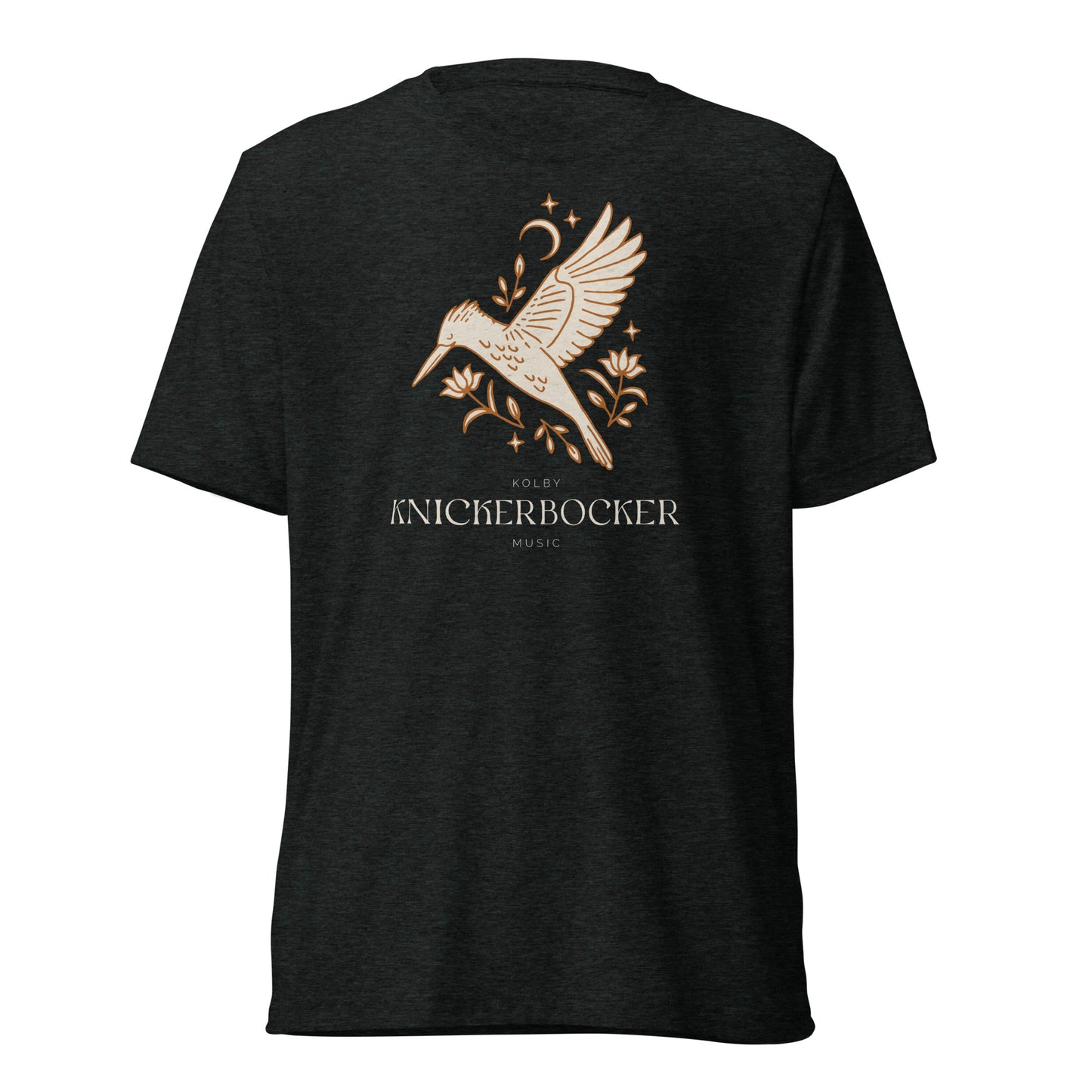 charcoal black King Fisher tee