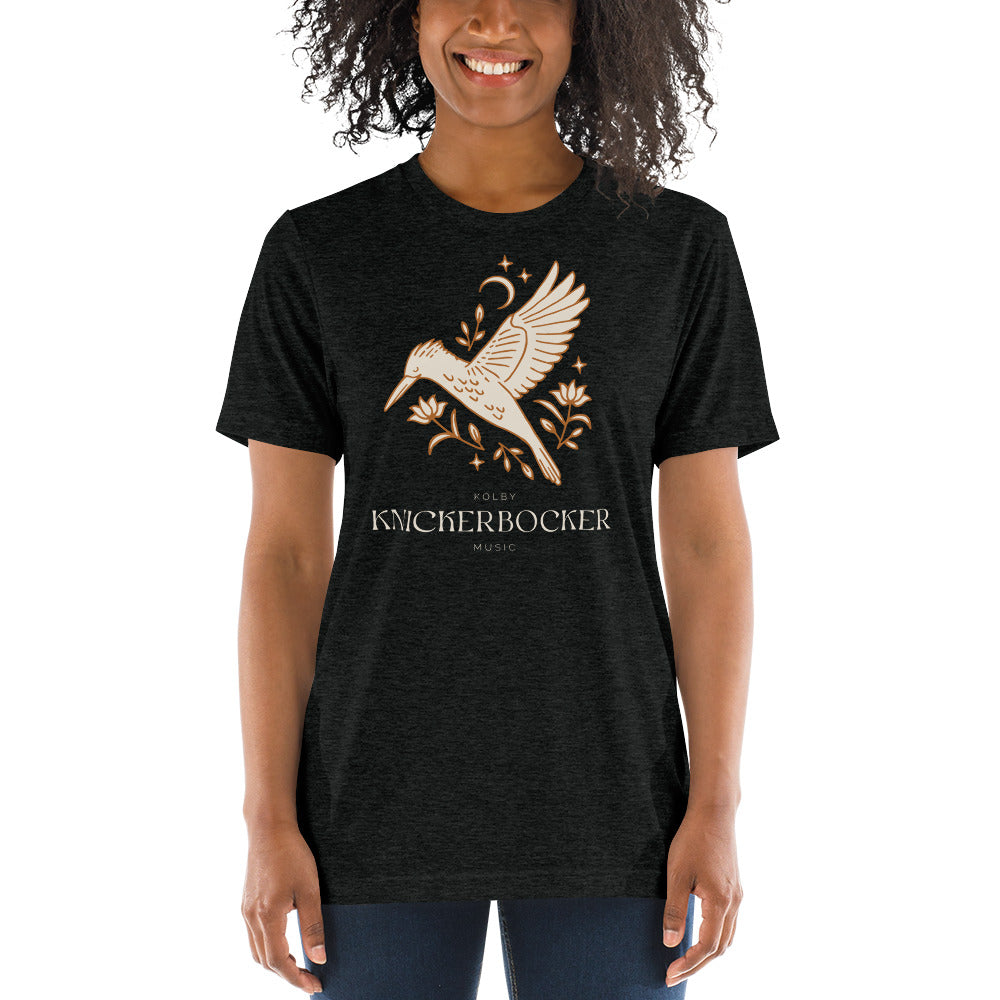 charcoal black King Fisher tee